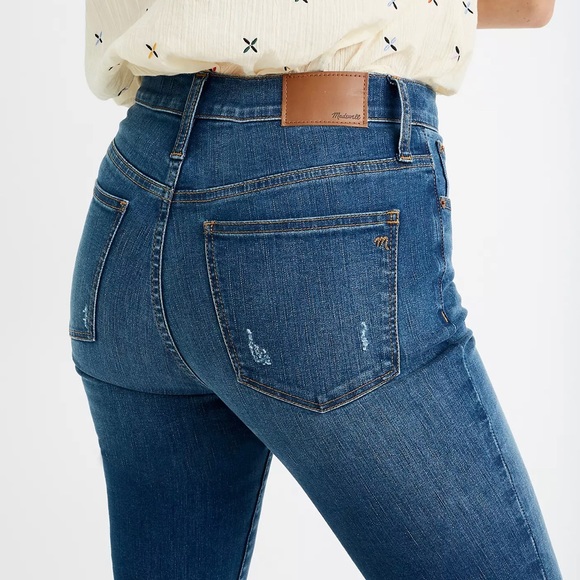 Madewell Tall Cali Demi-Boot Jeans in Preston Wash: Raw-Hem Edition - 37 T - Picture 2 of 5